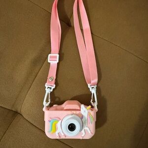 Pink Unicorn Kids Camera